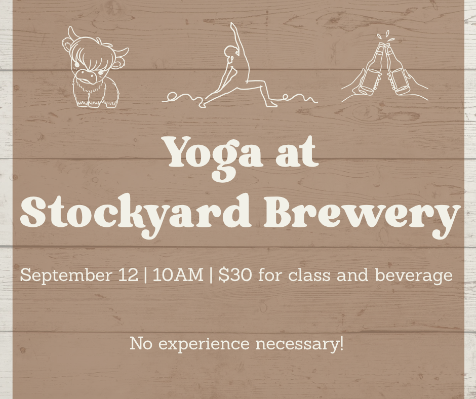 Yoga at Stockyard Brewery Instagram